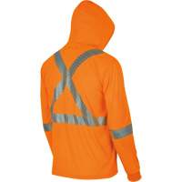 6964 Chandail &agrave; capuchon de s&eacute;curit&eacute; en il-de-perdrix, Petit, Orange haute visibilit&eacute; D. Morneault & Fils