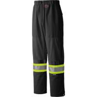 6003BKP Traffic Safety Pants, Polyester, Small, Black D. Morneault & Fils