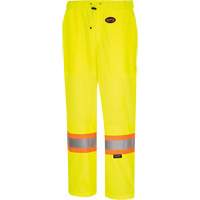 5999PW Women's  Traffic Safety Pants, Polyester, X-Small, High Visibility Lime-Yellow D. Morneault & Fils