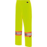 5629W Women's Waterproof Bib Pants, Polyester/Polyurethane, X-Small, High Visibility Lime-Yellow D. Morneault & Fils