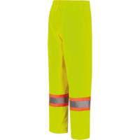 5629W Women's Waterproof Bib Pants, Polyester/Polyurethane, X-Small, High Visibility Lime-Yellow D. Morneault & Fils