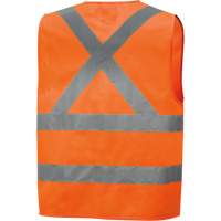 6885 High-Visibility Tricot Safety Vest, High Visibility Orange, Small, Polyester D. Morneault & Fils