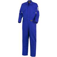7779T FR-Tech&reg; 88/12 Arc Rated Flame Resistant Coveralls, Size 40 (Tall), Royal Blue, 10 cal/cm² D. Morneault & Fils