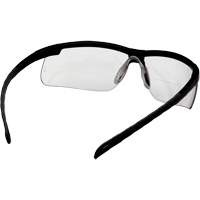 Lunettes de lecture H2MAX avec monture noire, Antibu&eacute;e, Transparent, Dioptrie 2,0 D. Morneault & Fils