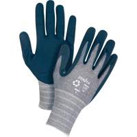Eco-Friendly Lightweight Coated Gloves, 7, Foam Nitrile Coating, 15 Gauge, Polyester/RPET Shell D. Morneault & Fils