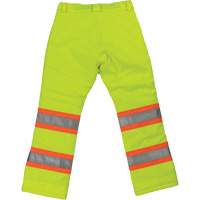 Womens Insulated Flex Safety Pant, Polyester, X-Small, High Visibility Lime-Yellow D. Morneault & Fils