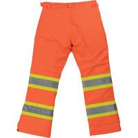 Womens Insulated Flex Safety Pant, Polyester, X-Small, High Visibility Orange D. Morneault & Fils