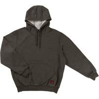 Water Repellent Fleece Pullover Hoodie, Men's, Small, Grey D. Morneault & Fils
