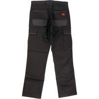 WP100 Work Pants, Cotton/Spandex, Black, Size 0, 30 Inseam D. Morneault & Fils