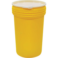 Ensemble de baril emboîtable en plastique pour laboratoire, 55 gal. US, Mobile D. Morneault & Fils