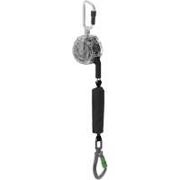 V-TEC ALTAKS Personal Fall Limiter-Cable, 10', Galvanized Steel, Swivel D. Morneault & Fils