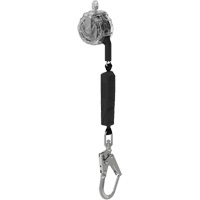 V-TEC 36CLS Personal Fall Limiter-Cable, 10', Galvanized Steel, Swivel D. Morneault & Fils
