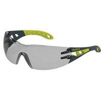MX200 Rimless Wraparound Safety Glasses, 23% Grey Lens, Anti-Fog/Anti-Scratch, ANSI Z87+/Meets/Exceeds CSA Z94.3 D. Morneault & Fils
