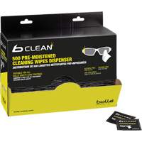 Lingettes nettoyantes pr&eacute;mouill&eacute;es B-Clean B500 D. Morneault & Fils