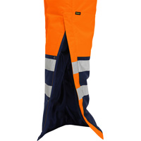 Salopette pour le froid extr&ecirc;me Bisley, Polyester, Petit, Orange haute visibilit&eacute; D. Morneault & Fils