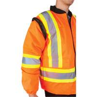 Waterproof 7-in-1 Winter Parka, High Visibility Orange, 2X-Large D. Morneault & Fils