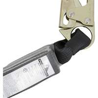 SA-5200-2.5 Shock Absorbing Lanyard, 2.5', Snap Hook Center, Snap Hook Leg Ends, Polyester D. Morneault & Fils
