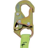 SA-5405-4 Shock Absorbing Lanyard, 4', Snap Hook Center, Snap Hook Leg Ends, Polyester D. Morneault & Fils