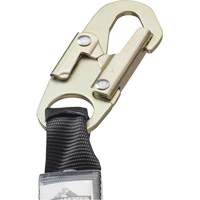 SA-55522-4 PVC-Coated Shock Absorbing Lanyard, 4', Form Hook Center, Snap Hook Leg Ends, Galvanized Steel D. Morneault & Fils
