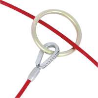 AS-21110-6 6' Cable Anchor with O-Ring Ends, Sling, Permanent Use D. Morneault & Fils