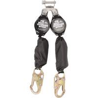 SRL-70502-6LE Self-Retracting Lifeline with Pack, 6', Dyneema&reg;, Swivel D. Morneault & Fils