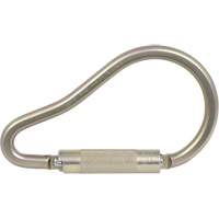 CP-04011-1 Zinc Plated Carabiner with 2" Gate Opening, Steel D. Morneault & Fils