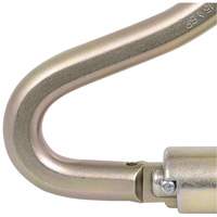 CP-04011-1 Zinc Plated Carabiner with 2" Gate Opening, Steel D. Morneault & Fils