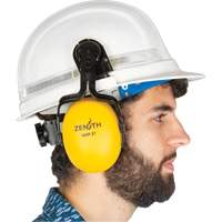 Cache-oreilles passifs, Fixation pour casque, 27 NRR dB D. Morneault & Fils
