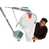 Trousse d'analyse de douche de s&eacute;curit&eacute; avec seau et manchon de douche D. Morneault & Fils