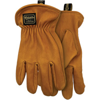 Gants r&eacute;sistants &agrave; la coupe The Duke 597CR, Taille Moyen, Enveloppe en Cuir de vache/Para-aramide/Polyester/Acier inoxydable, ASTM ANSI niveau A5 D. Morneault & Fils