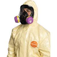 Tychem&reg; 6000 SFR Coverall, Size Small, Khaki D. Morneault & Fils