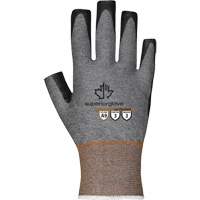 Ultra-Thin Open-Finger Gloves, Size 5, 21 Gauge, Nitrile Coated, TenActiv Shell, ASTM ANSI Level A9 D. Morneault & Fils