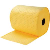 Bonded Sorbent Rolls, Mediumweight, 150' L x 15" W, 8 gal. Absorbancy D. Morneault & Fils