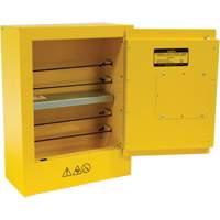 Mini Flammable Safety Cabinet, 2 Gal., 1 Door, 17" W x 22" H x 8" D D. Morneault & Fils