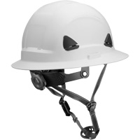 Fibre Metal Climbing Style Helmet with Full Brim, Meets CSA Type 2, Ratchet Suspension, Non-Vented D. Morneault & Fils