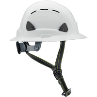Fibre Metal Climbing Style Helmet with Full Brim, Meets CSA Type 2, Ratchet Suspension, Vented D. Morneault & Fils