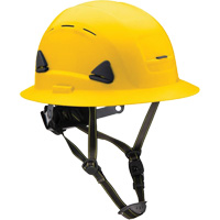 Fibre Metal Climbing Style Helmet with Full Brim, Meets CSA Type 2, Ratchet Suspension, Vented D. Morneault & Fils