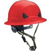 Fibre Metal Climbing Style Helmet with Full Brim, Meets CSA Type 2, Ratchet Suspension, Vented D. Morneault & Fils