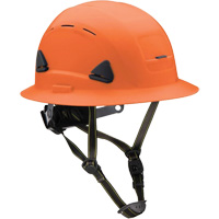 Fibre Metal Climbing Style Helmet with Full Brim, Meets CSA Type 2, Ratchet Suspension, Vented D. Morneault & Fils