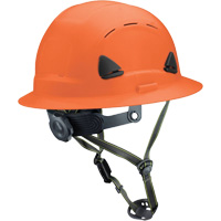 Fibre Metal Climbing Style Helmet with Full Brim, Meets CSA Type 2, Ratchet Suspension, Vented D. Morneault & Fils