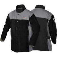 XVI Series Heavy-Duty FR Welding Jacket, Leather, Medium, Black D. Morneault & Fils