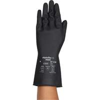 AlphaTec&reg; 87-118 Chemical-Resistance Gloves, Size Small/7, 12.6" L, Rubber Latex, Cotton Inner Lining, 31-mil D. Morneault & Fils