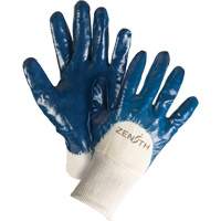 Gants &agrave; doublure interlock de poids moyen, 9/Grand, R&ecirc;vetement Nitrile, Enveloppe en Coton D. Morneault & Fils