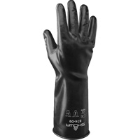 Gants 874 r&eacute;sistants aux produits chimiques, Taille Petit/7, 14" lo, Caoutchouc butyle, 13,78-mil D. Morneault & Fils