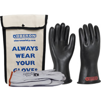 Class 0 Rubber Electrical Glove Kit, 8, 11" L, 20 cal/cm², NFPA 70E D. Morneault & Fils