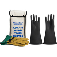 Class 2 Rubber Electrical Glove Kit, 9, 14" L, 37 cal/cm², NFPA 70E D. Morneault & Fils