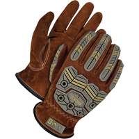 Classic Reverse Grain Driver Gloves, X-Small, Grain Pigskin Palm D. Morneault & Fils