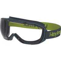 MX500 Safety Goggles, Clear Lens, Anti-Fog/Anti-Scratch, Indirect Vent D. Morneault & Fils