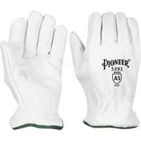 Cut-Resistant Driver's Gloves, Small, Grain Goatskin Palm D. Morneault & Fils