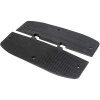 Embouts d'extr&eacute;mit&eacute;s pour bosse de d&eacute;c&eacute;l&eacute;ration, Caoutchouc, 2' lo x 16" la x 1-1/4" h D. Morneault & Fils